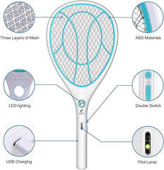 Rechargeable Mosquito Racket
